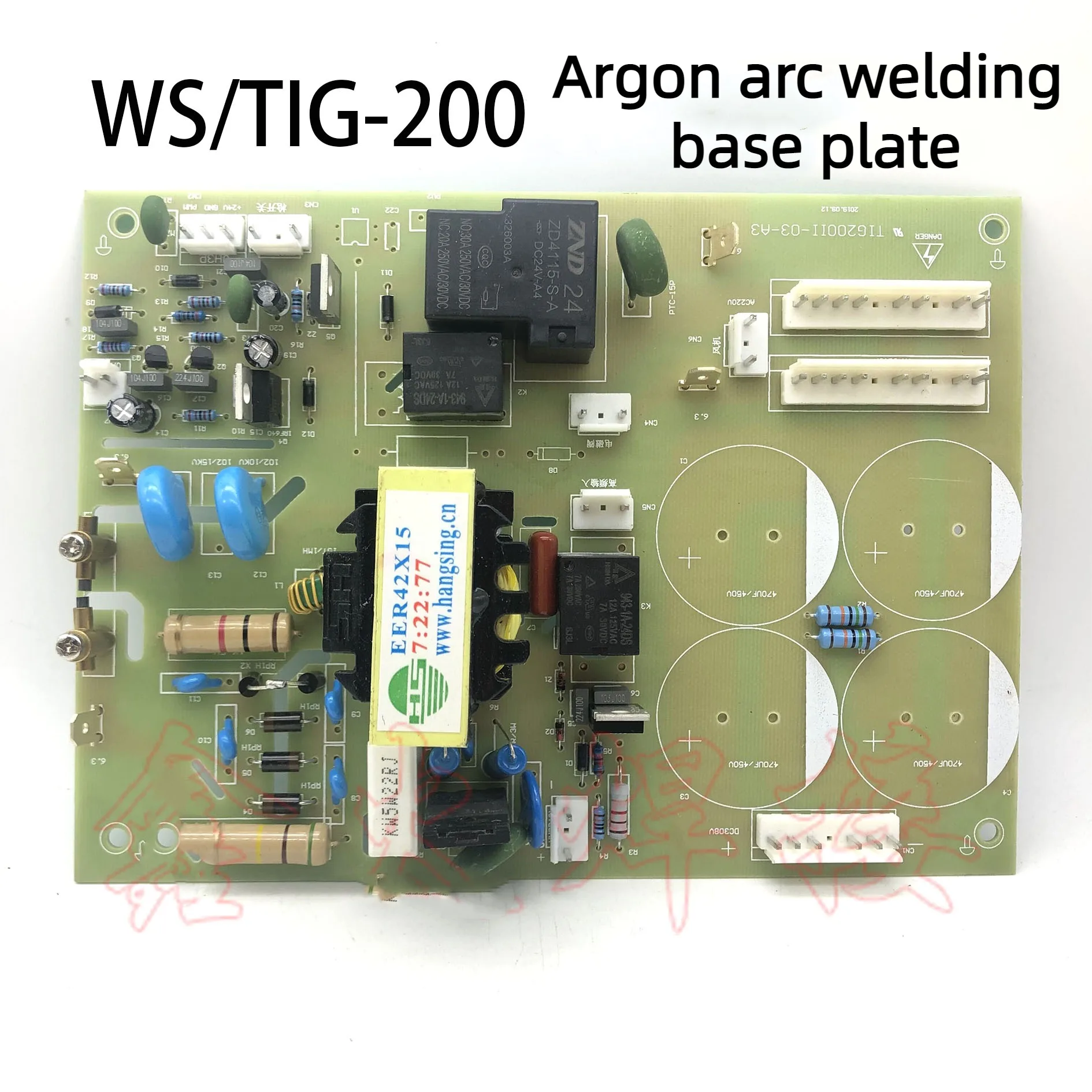 WS-200 TIG-200 Argon Arc Welding Machine Power Supply Board Bottom Plate Ignition Arc Board Without Capacitor