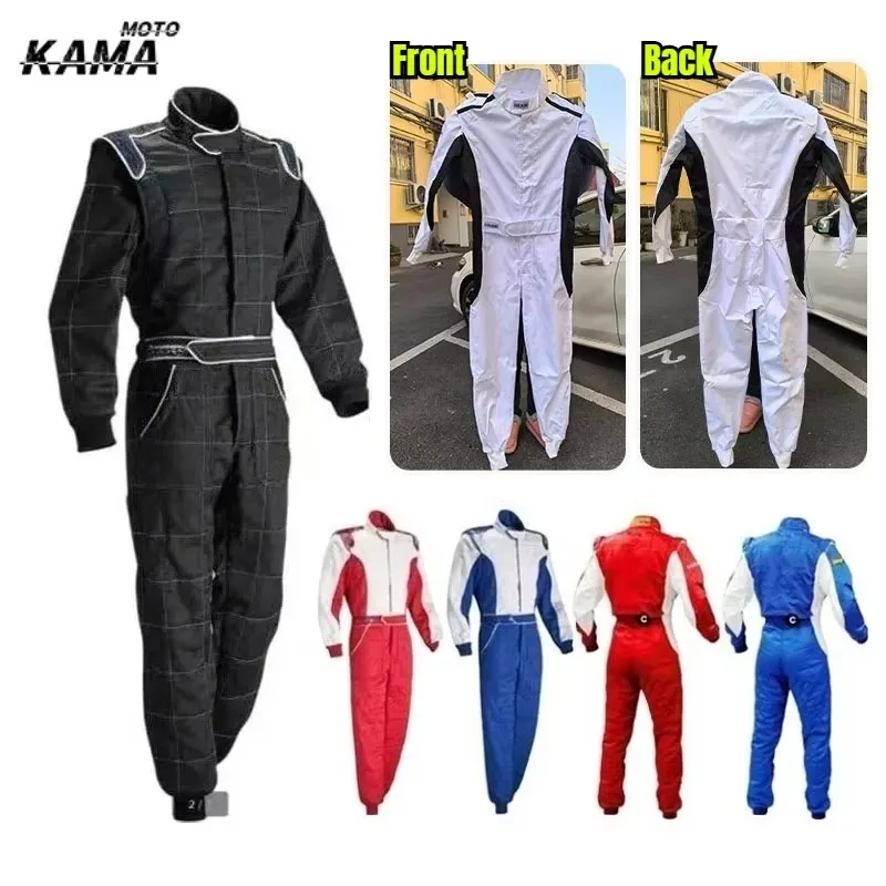 Profesjonalny, wodoodporny kombinezon do kartingu dla dorosłych, strój do jazdy samochodem, motocyklem, motocrossem, odzież sportowa dla klubu wyścigowego, kombinezon, 오토바이 슈트