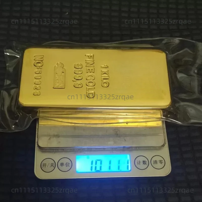 1:1 Copy Switzerland 1000g 24k Fake Gold Bar Gold Bullion Replica Swiss Bullion Jewelry Store Bank Display Anti-theft Sample