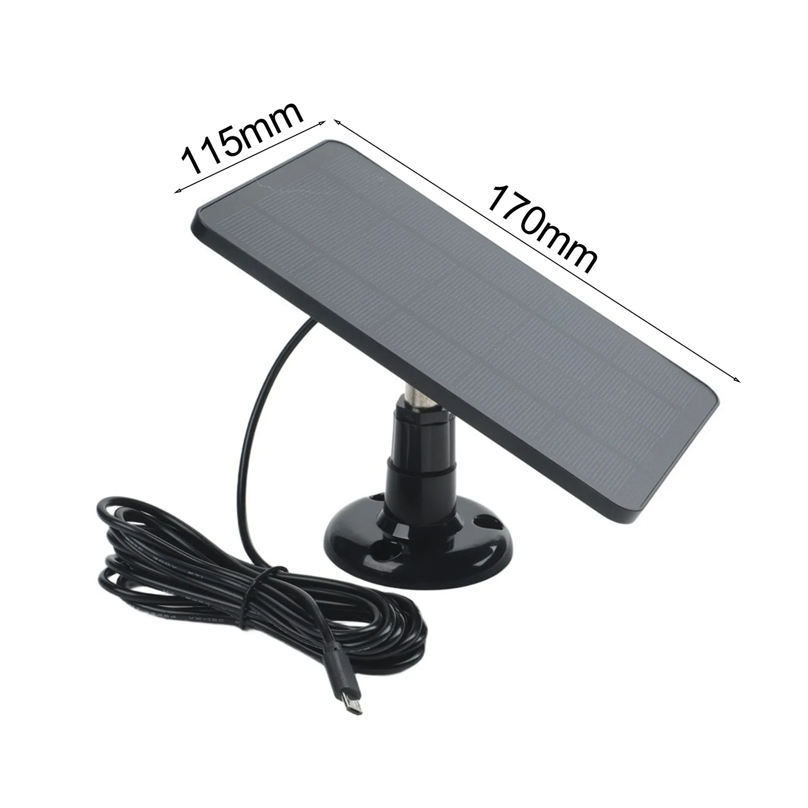 Solar Panel 4W for eufy For Blink & For REOLINK Cameras USB Interface Monocrystalline Silicon Power Supply Board