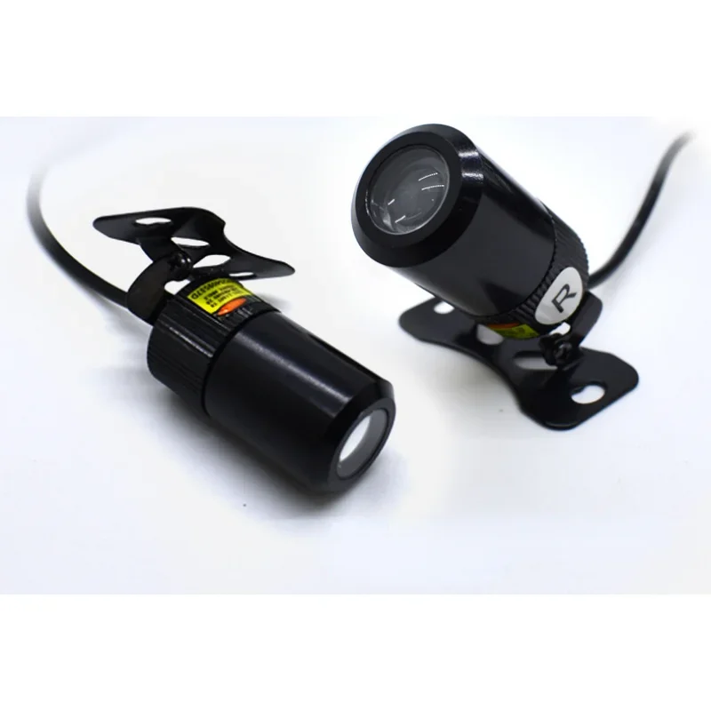 2PCS/Lot Motorcycle Angel Wings Projection Light Kit, Underbody Waterproof Courtesy LED Welcome Lamp Ghost Shadow Lights