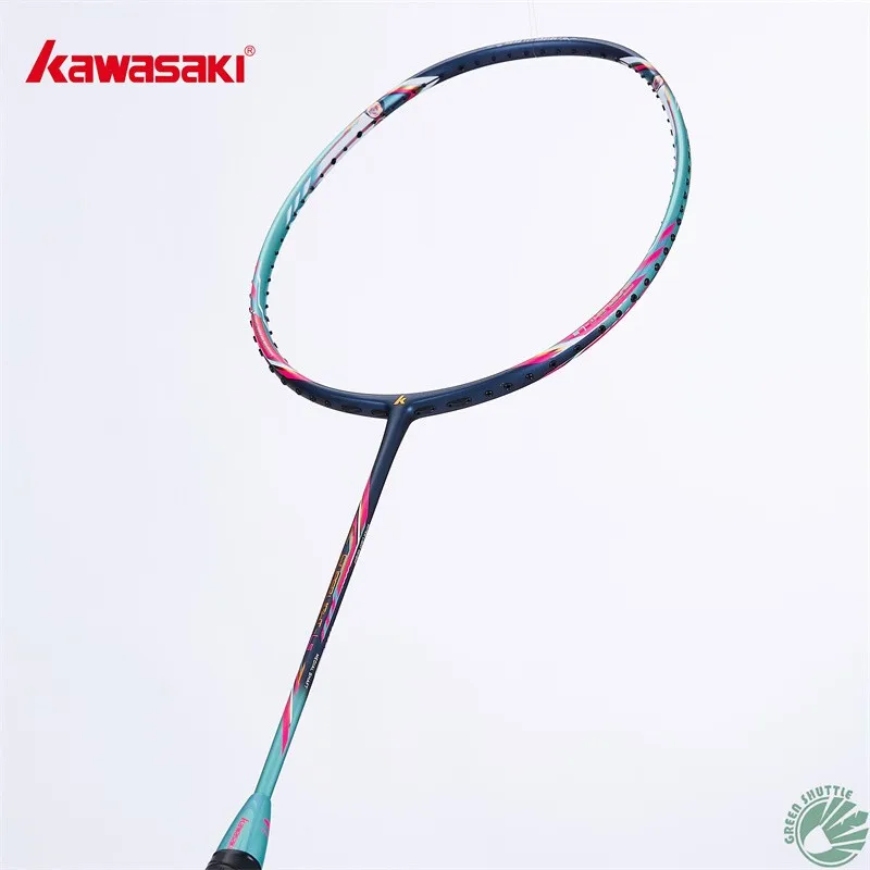 100% Original Kawasaki New Arrival Women Design Badminton Racket  Professional Superlight Racquets with String