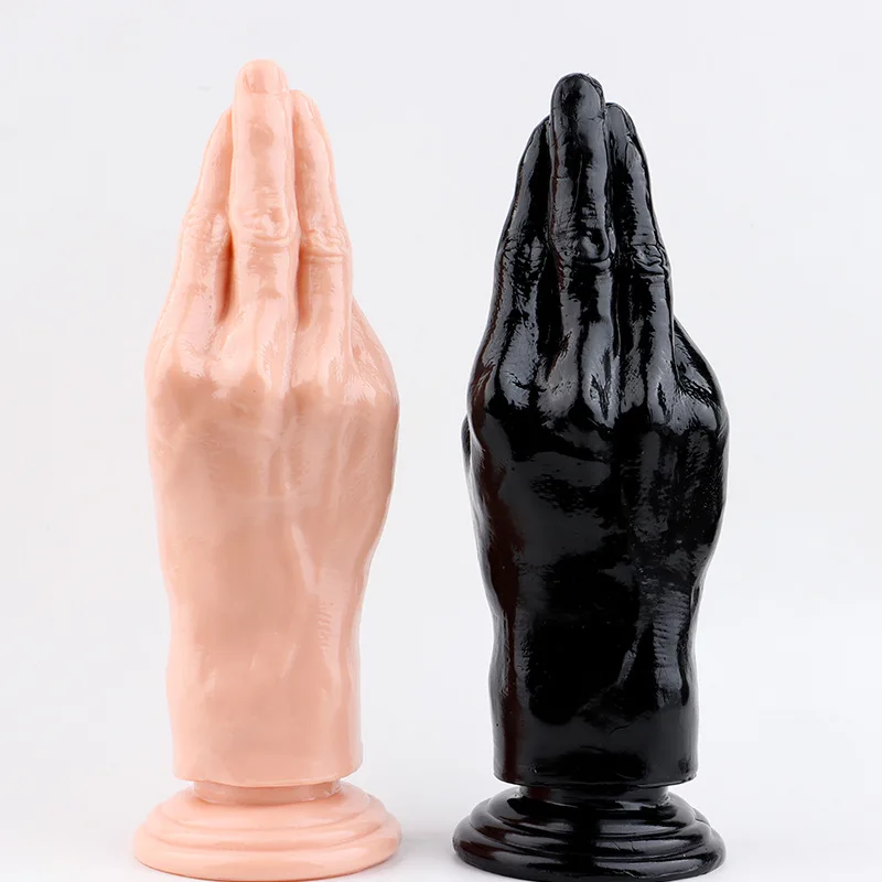 Huge Palm Fist Dildo Anal Plug with Suction Penis Masturbator Sex Toys Big Hand Anus Stuffed Prostata Butt Plug for Men Women SM