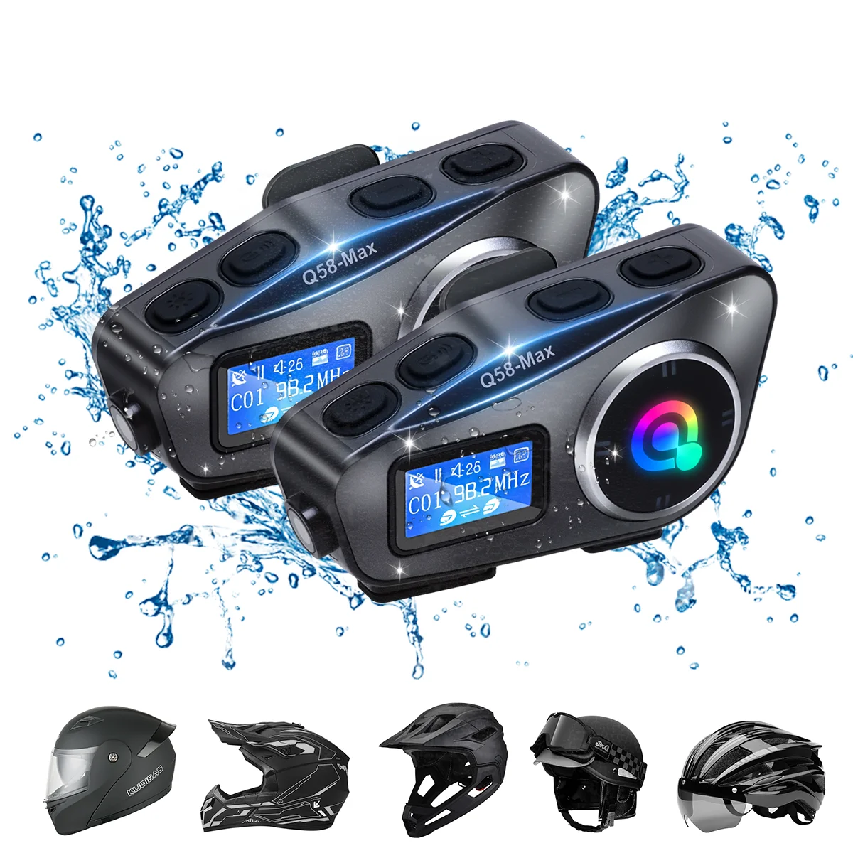 q58-max-オートバイ-bluetooth-53-ヘッドセット-インターコム-500m-音楽共有-fm-ラジオ-lcd-スクリーン-ipx6-防水ヘルメットヘッドフォン