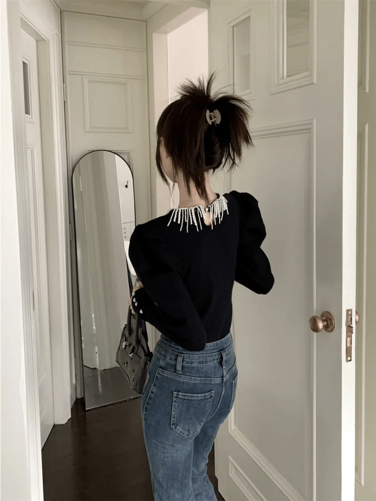 

Свитера Джемперы Пуловеры Женские Вязаные гранж-Хэллоуин Концертный фестиваль Ежедневно Альтернативная рок-группа Панк Y2K Уличная зима OL