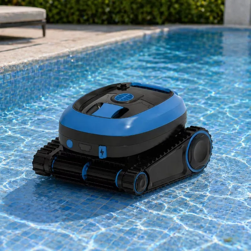 Swimming pool professional intelligent control wall climbing automatic cleaning robot high quality high material