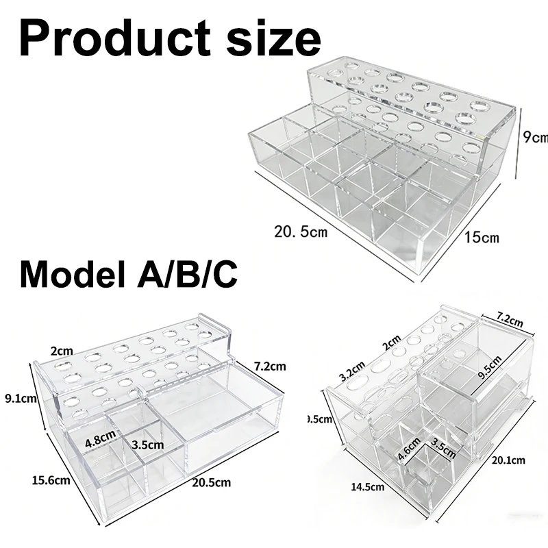 1Pcs Dental Resin Storage Rack, Multi-Tiered, Dental Instrument Storage Box, Aesthetic Dental Organizer, Reinforced