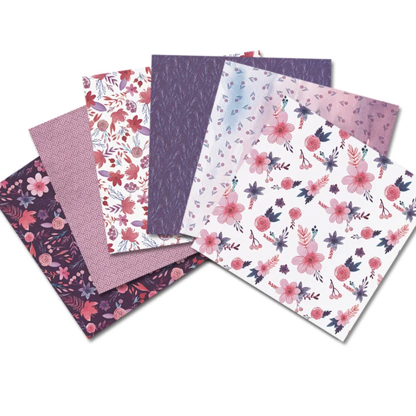 24 /12 Sheets Scrapbook Paper 15x15cm (6x6\