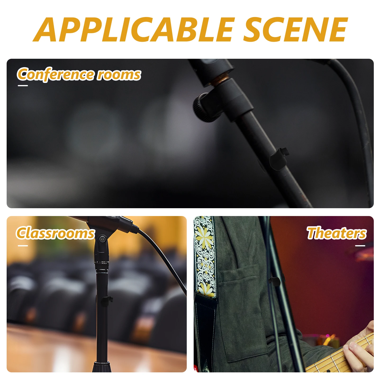 

20pcs Mic Stand Cable Clip 20Mm Plastic Cord Clips For Microphone Stands Tripods Cable Organizer Live Streaming Setup Holder