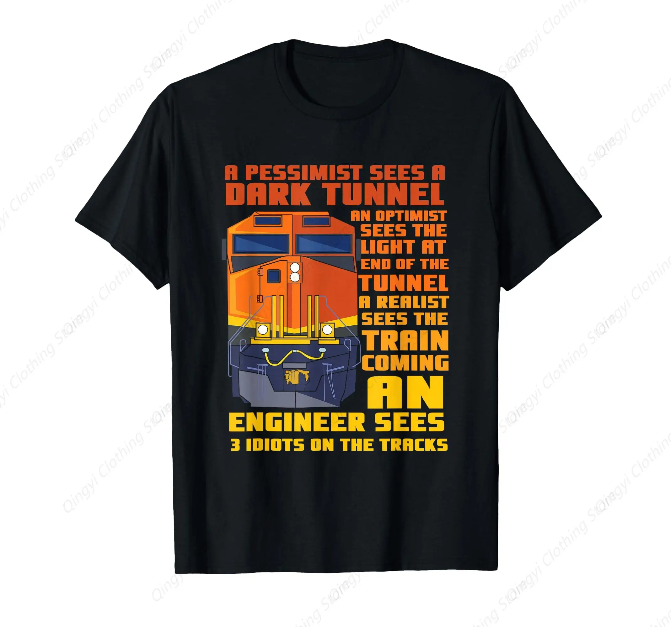 

Railroad Train Engineer Sees On The Tracks T-Shirt