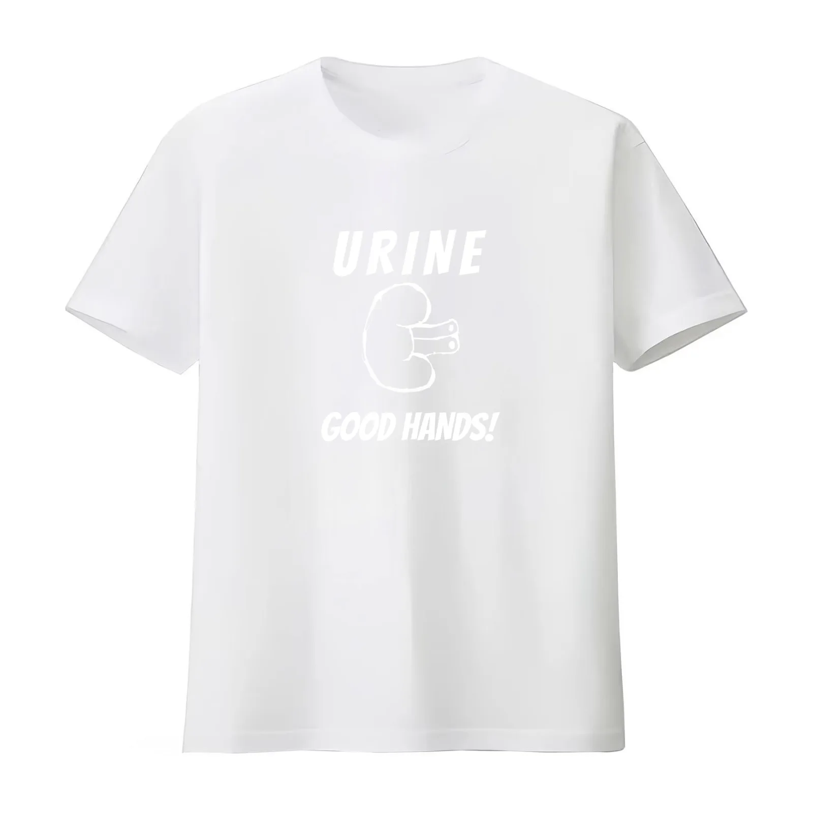 Urine Good Hands Dialysis Technician Pun Renal Nurse T-Shirt Summer Casual Cotton Tee Oversized Streetwear Tops 100% Cotton