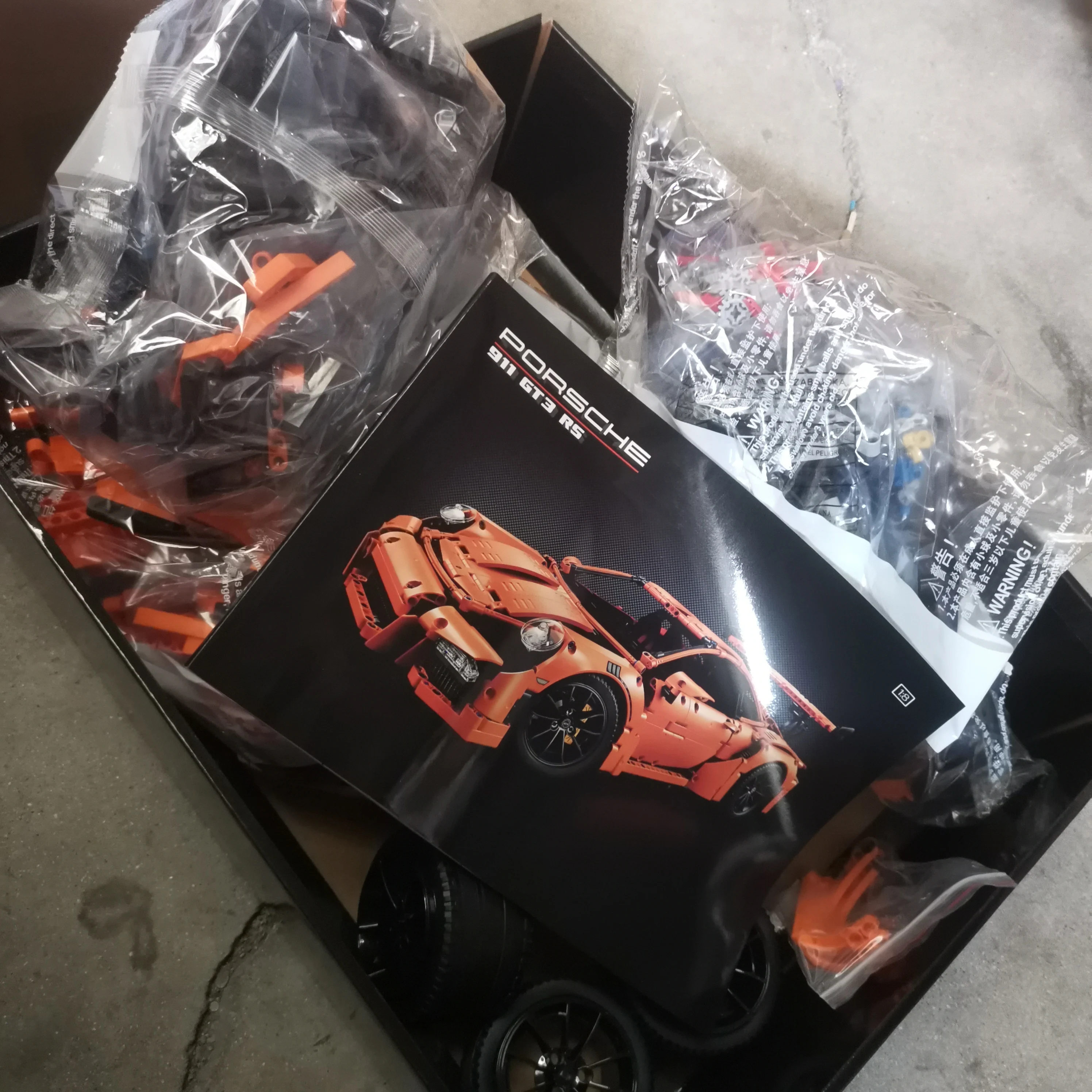 3368A التقنية RC فولكان سيارة رياضية اللبنات تجميع الطوب نموذج لعب الأطفال عيد ميلاد هدية الكريسماس #1