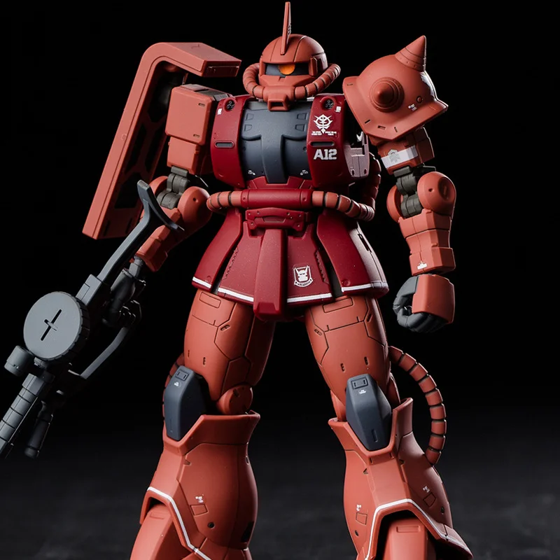 GTO Char's Zaku HG 1/144 الميكانيكية التجمع أطقم منمذجة عمل أرقام سطح المكتب الديكور دمية الأولاد لغز اللعب هدية تحصيل