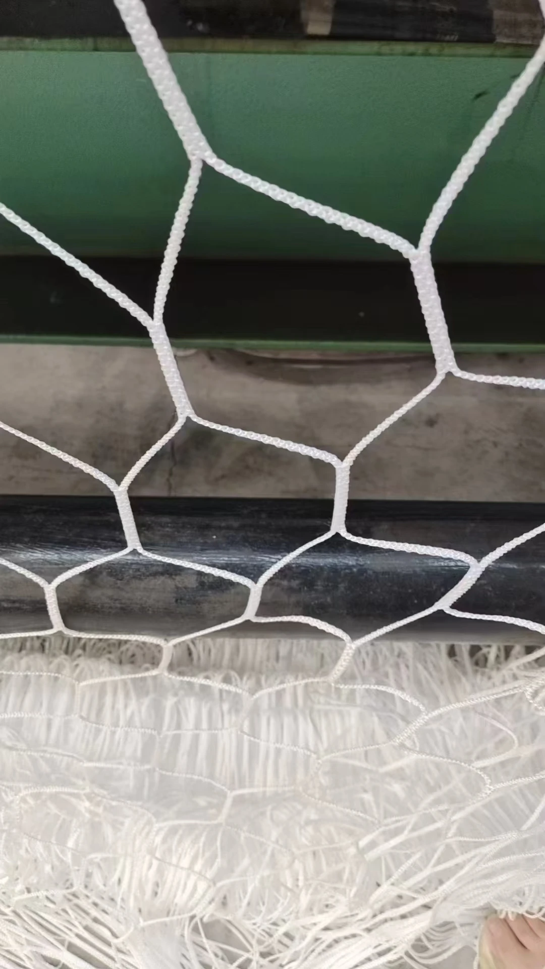 Rete per porta da calcio di altissima qualità, spessore 4 mm, attrezzatura sportiva e da calcio premium per cantieri