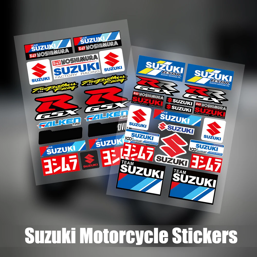 

Наклейки для мотоциклов, подходящие для Suzuki: светоотражающие наклейки UY/UU/USR 125/DL/GW/GSX250R, декоративные наклейки для топливного бака и кузова.