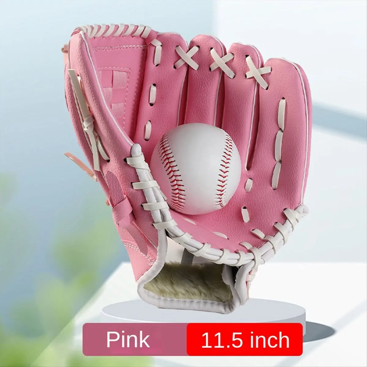 morning 11.5 Inch Baseball Gloves Batting Gloves Youth Children'S Pitching Gloves PU Catching Gloves C view 4
