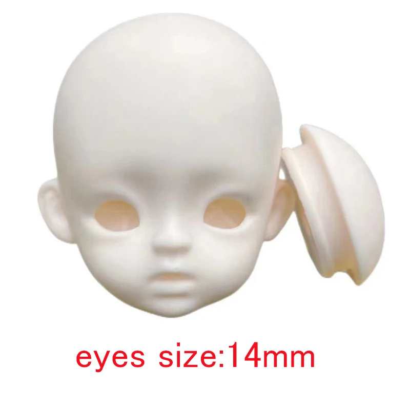 DIY 30cm Doll Head Practice Makeup 1/6 Bjd Doll Kids Girls Doll Toy Birthday Gift