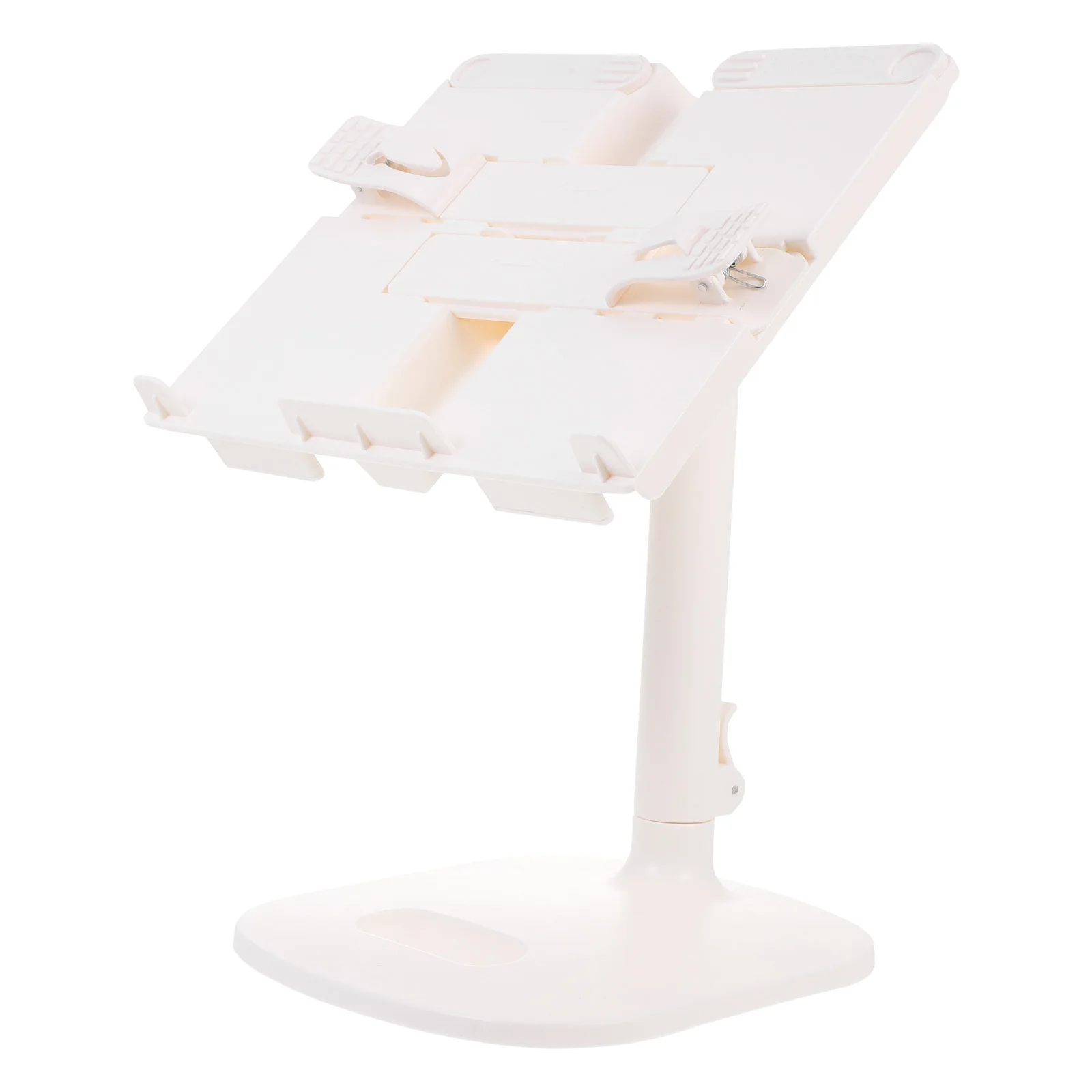 Portable Adjustable Book Stand ABS Desktop Reading Rack for Student Home Piano Music Scores Book Stand for Reading