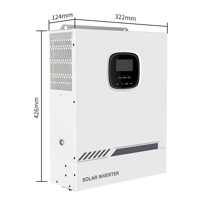 Convertidores de inversores solares de 3kw, inversor de potencia mppt de 12v, sinusoidal pura, 3 fases divididas