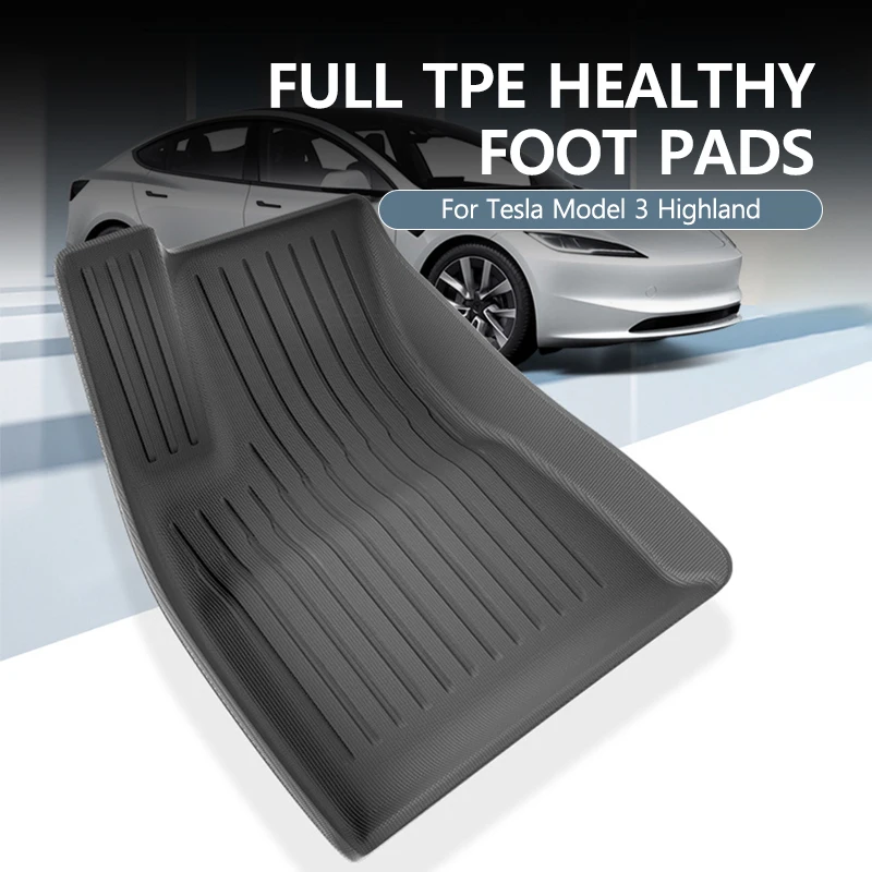 For Tesla Model 3 Highland Floor Mat Luggage Mat LHD RHD 2023 2024 Left Right Rudder Four Seasons Waterproof Car Accessories