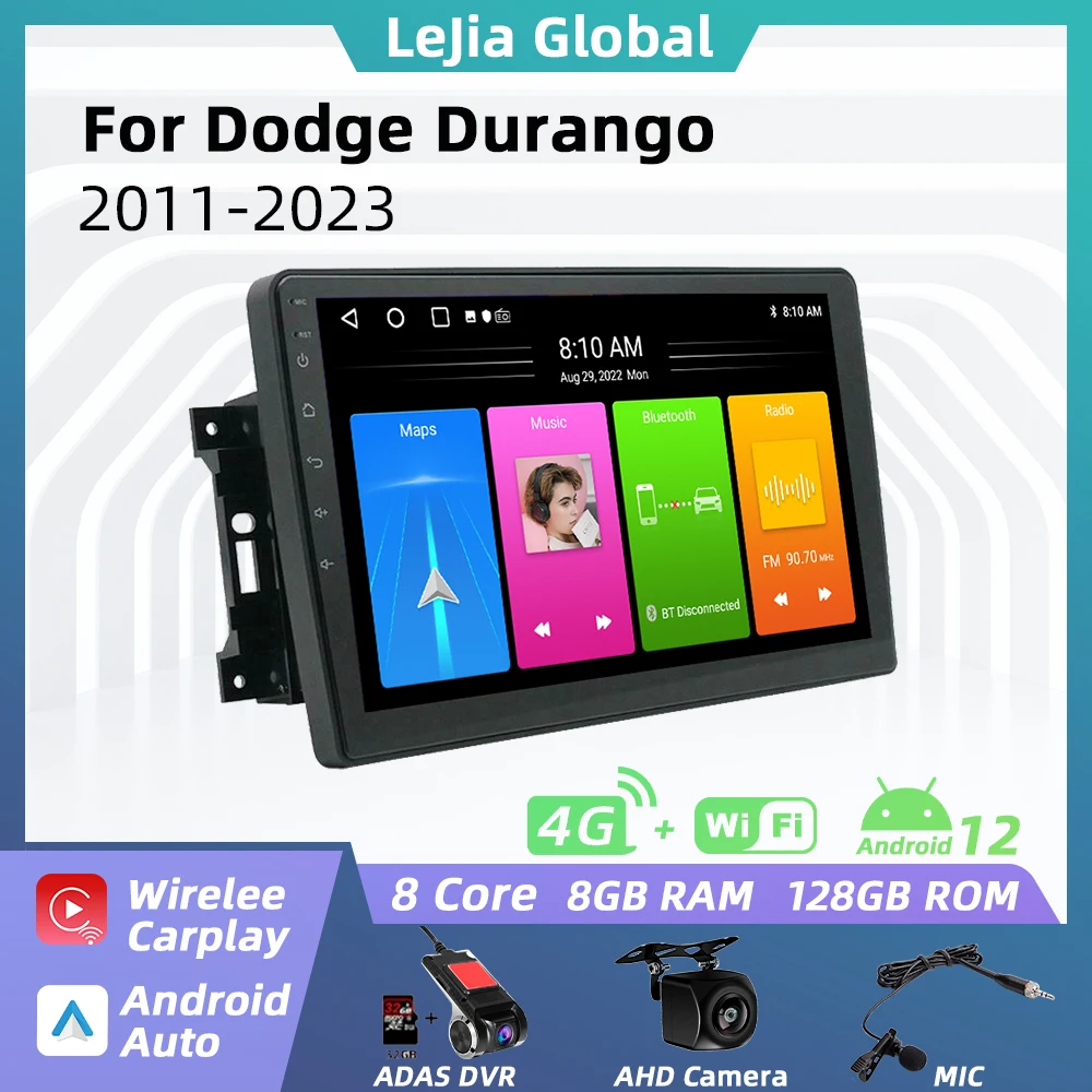 

Multimedia for Dodge Durango 2011-2023 2 Din Android Car Radio GPS Navigation Autoradio Player Head Unit Audio Stereo Autoradio