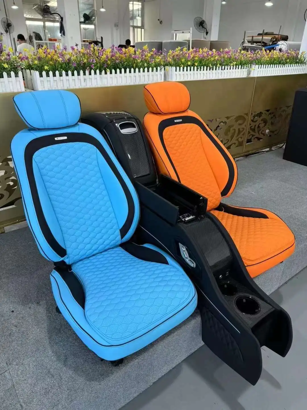 MBS Style Electric Rear Seats with Center Console Fridge Massage for Mercedes G Class G Wagon W463 W464 G350 G500 G63