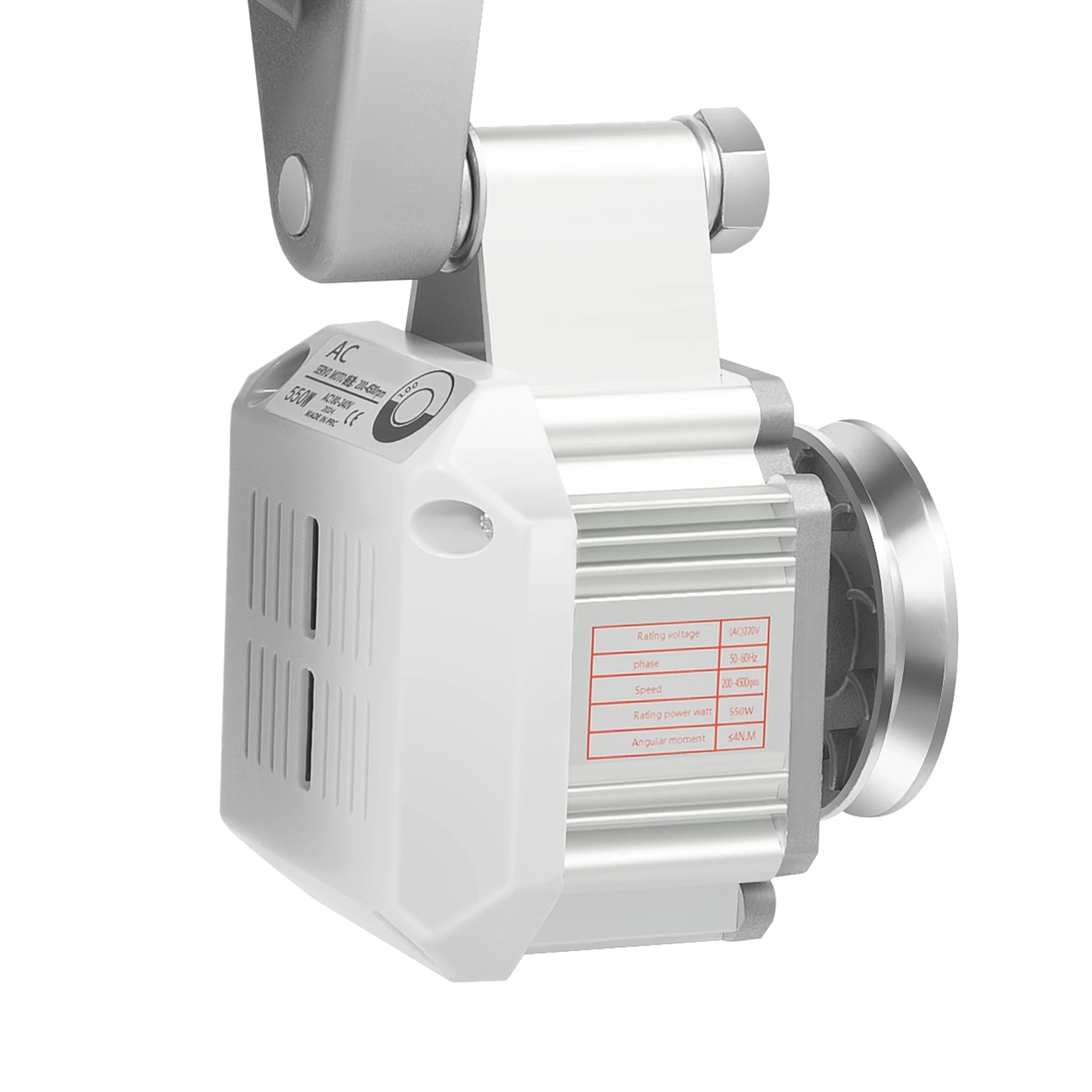 550W Industrielle Nähmaschinen-Servomotor 200-4500 U/min Einstellbare Geschwindigkeit mit Vorwärts-/Rückwärtsgang 220V für Heim-/Fabrik-Steppstichmaschinen – Detail 23