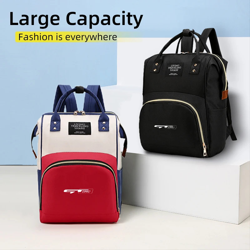 Автомобильный логотип, большая вместительная холщовая сумка для мамы, детская бутылочка, термоизоляционная дорожная сумка для хранения для KIA Sportage Rio Ceed Niro Soul S