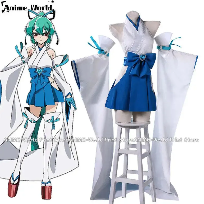 Wind Breaker Gushing Over Looking Up To Magical Girls Minakami Sayo Magia Azul Usurai no Miko Cosplay Costumer,7;k'2.s;9,