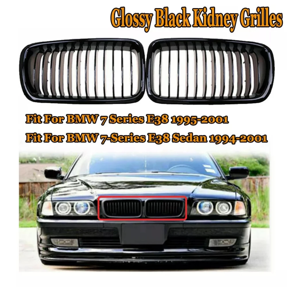 1Pair Car Front Kidney Racing Grille For BMW 7 Series E38 4-Door Sedan 1999 2001 – Eimw Bewertung und Empfehlung