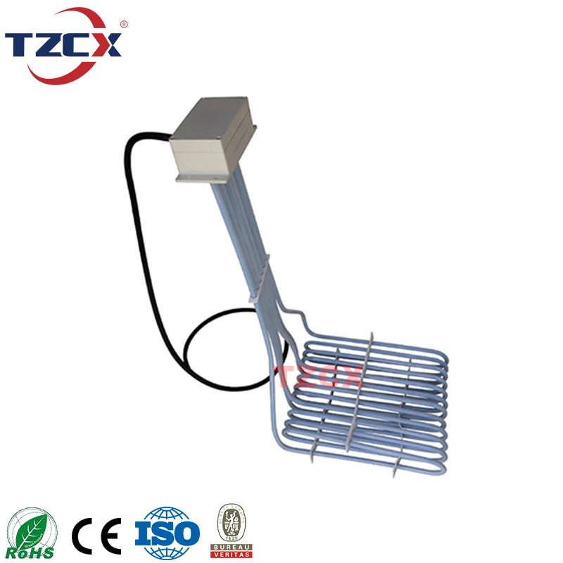 Brand Custom Made Anti-corrosive PTFE Coated Electric Immersion Heater Heating Element for Chemical tank