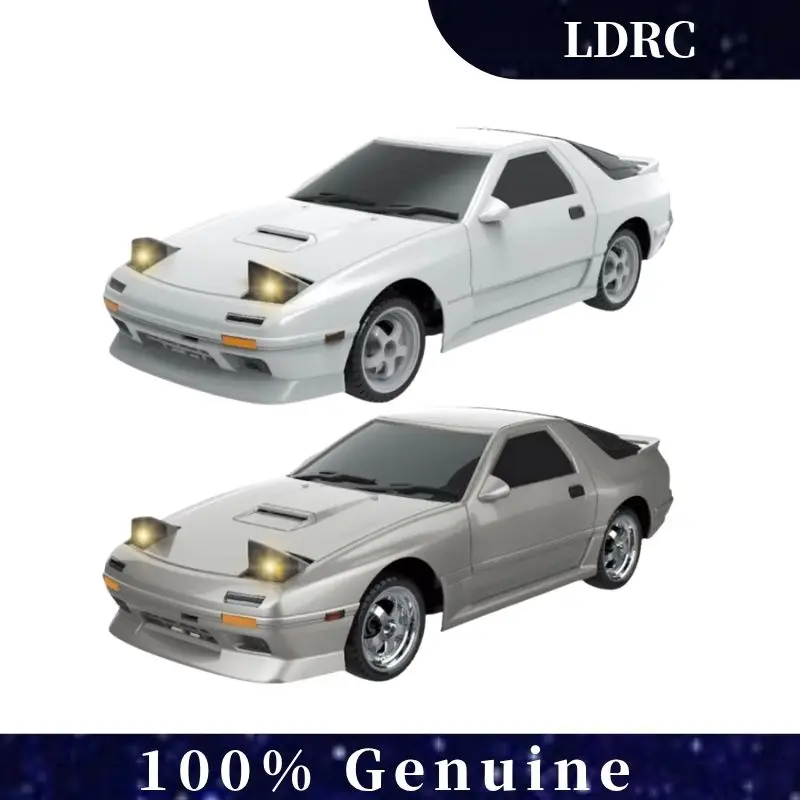 

LDRC 1:18 RX-7 FC RC Drift Car с гироскопом и металлическим приводным валом 2,4 ГГц Полностью пропорциональный автомобиль с дистанционным управлением Коллекция для взрослых и подростков