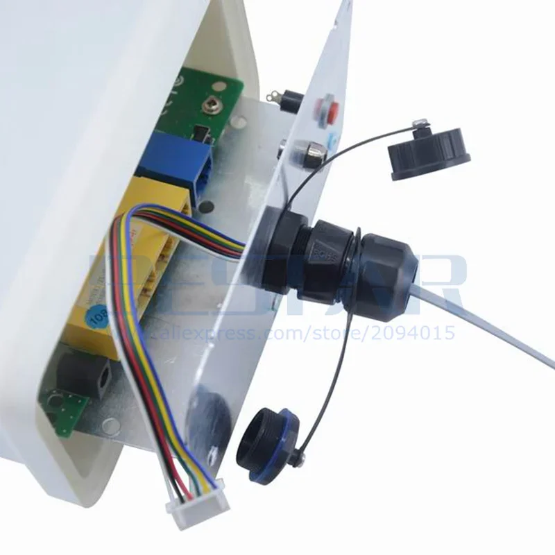 RJ11 XHP 2.54 موصل مقاوم للمياه RJ 11 M20 6P6C كابل تمديد خط الهاتف مستقيم من خلال موسع الرأس مع 1 2 غطاء