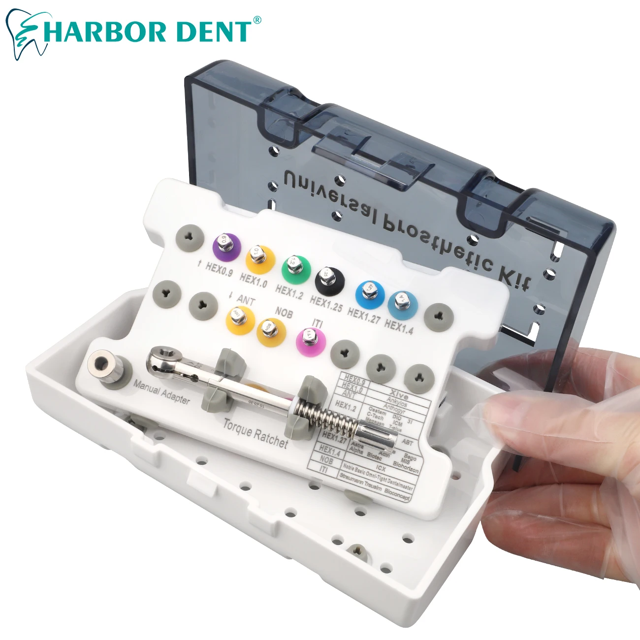 

Dentist Implants Screwdrivers Torque Wrench Set With Ratchet Wrench Driver Key for Dentistry Implant Tool