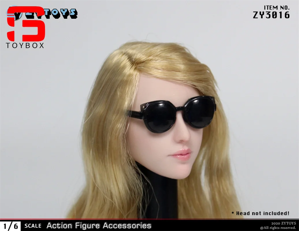 ZYTOYS ZY3015 ZY3016 ZY15-20 Skala 1/6 Męskie Damskie Okulary Przeciwsłoneczne Akcesoria Model Pasujące do 12-calowych Figur Żołnierzy i Lalek
