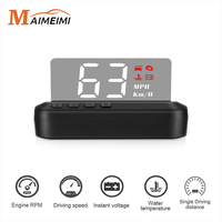 C100 Car OBD2 HUD Head Up Display Windshield Projector On Board Computer Speedometer RPM Speed KMH MPH Water Temp Voltage