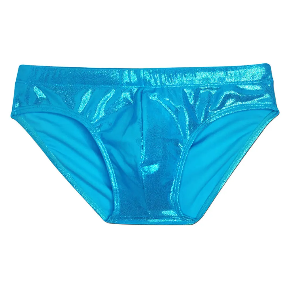 

2025Модные мужские плавки с блестками для фитнеса, красоты, тренда, блестящие пляжные плавки UXH350