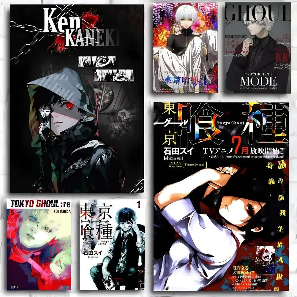 Anime Tokyo Ghoul Poster Kunstdruck im Anime-Stil, Heimdekoration, ideales Geschenk, perfekte Raumdekoration