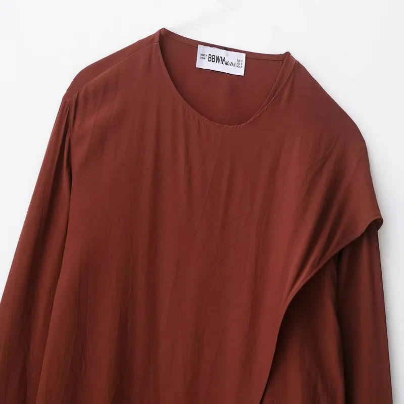 เสื้อคลุมยาวทรงหลวมสำหรับวัยรุ่นหญิง ดีไซน์ผูกโบว์อเนกประสงค์ รุ่น Ele Autumn 2025