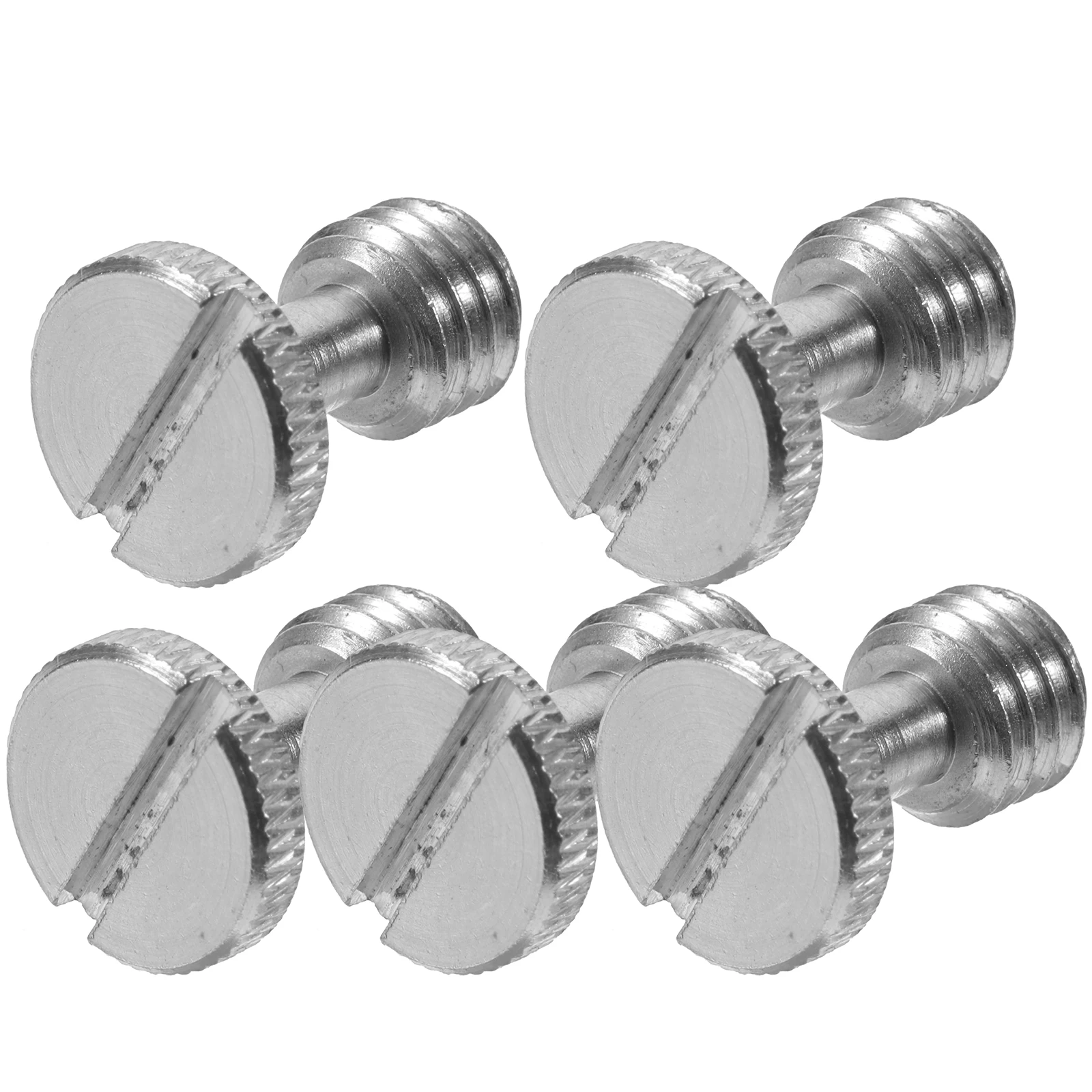 

5pcs 3/8 Inch Tripod Screw Camera Mount Thumb Quick Release Adapter Iron Fixed Stable Lightweight Portable For Tripods Monopods