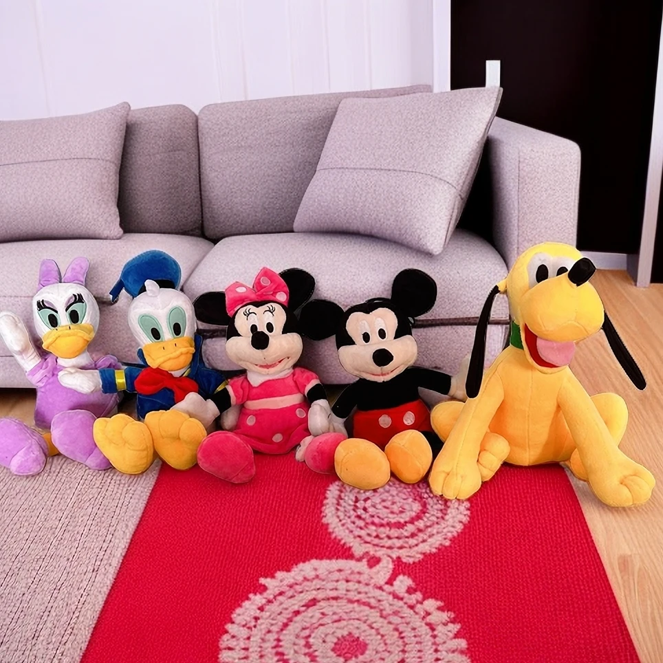 

Lovely Minnie Mickey Mouse Clubhouse Plush Toy Stuffed Goofy Pluto Daisy Donald Duck Plushies Sleeping Doll Xmas Gifts