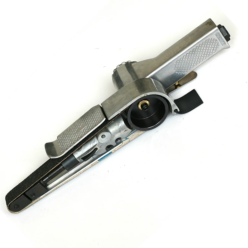 

Пневматическая ленточная шлифовальная машина TY76020: очень удобная, идеальна для очистки и удаления заусенцев, лента 20 мм, 16000 об/мин