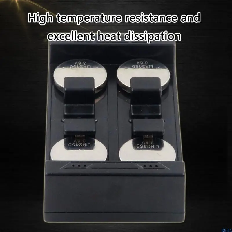 R91A компактно кнопка зарядное устройство для батареи для LIR2450 LIR2477 Защита от батареи.