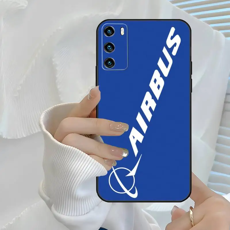 Airbus Logo Phone Case For Honor 50 60 70 Pro 8A 8S 8X 9 9C V9 9X 9LITE Psmart z V 10 I 20 S 30 PRO High Quality Funda Shell