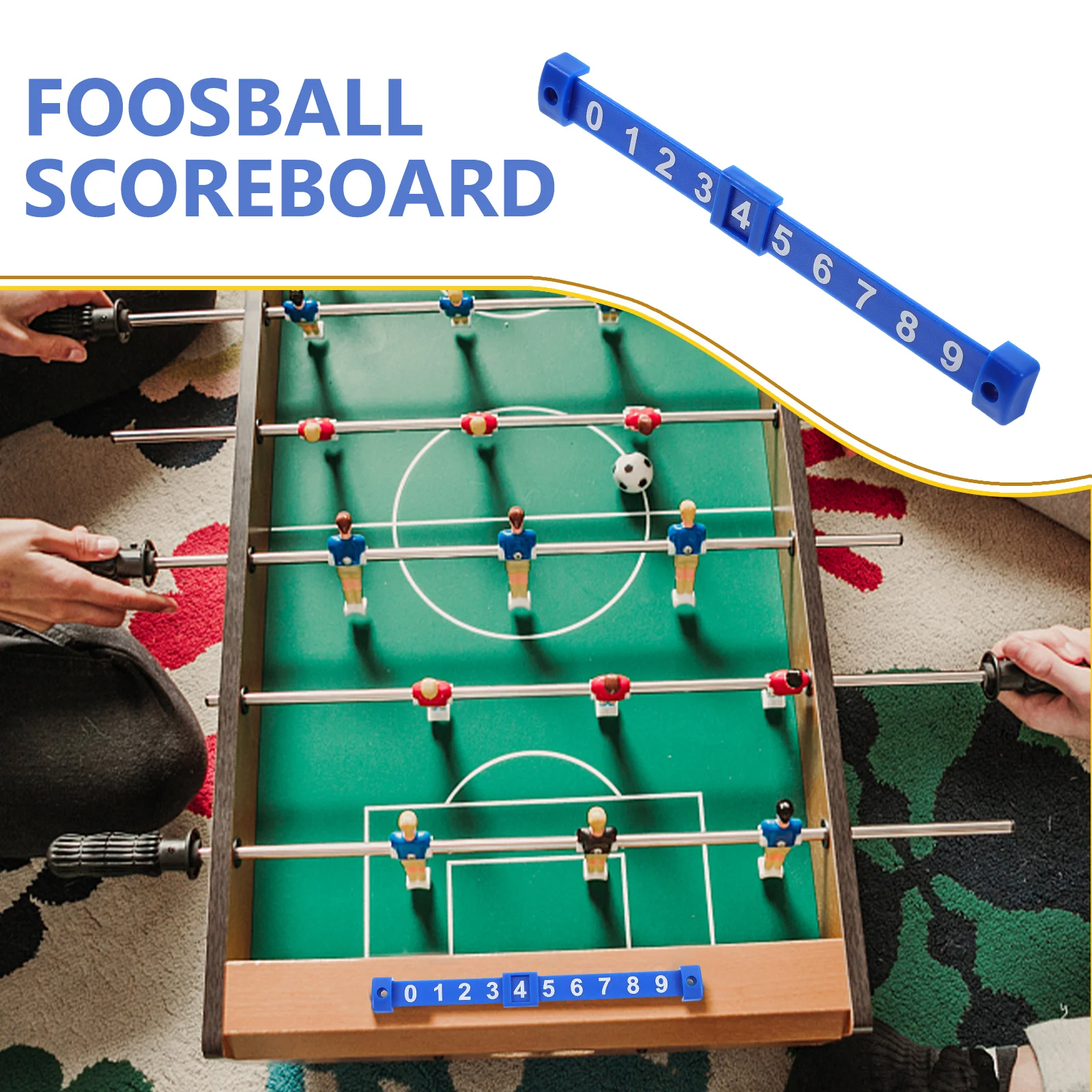 

2pcs Foosball Score Counters Multifunctional Tabletop Soccer Scoreboard Counter Indicator For Table Football Desktop