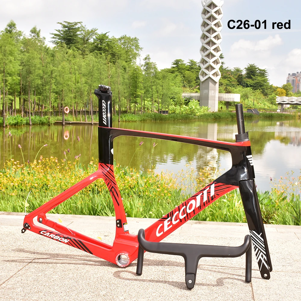 Aero Light Carbon Road Frame, Bicycle Racing Disc Brake Frameset, Bike Cycling Carbon Frame