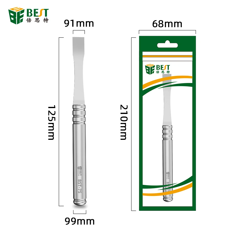 1 Stuk Roestvrijstalen Dunne Wrikmes Voor Samsung Iphone Ipad Tablet Opener Dunne Wrik Mobiele Telefoon Reparatie Opening Tools