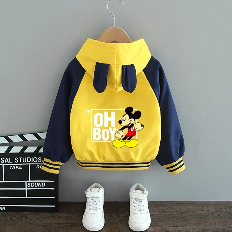 2024 Autumn Baby Girls Boys Cartoon Donald Duck Jacket Coats Children's Hoodie Windproof  Outerwear Kids Tops Jacket Clothes images - 6