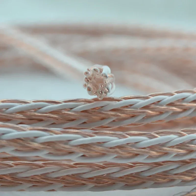 Alta fidelidade 8tc 16 núcleos 7n occ cabo de alto-falante de cobre puro hi-end cabo de alto-falante de áudio fio