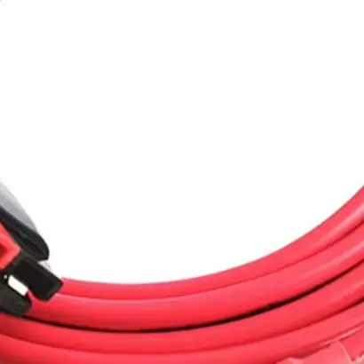 45A Connector To O For Ring Terminal Battery Cable 10AWG Tinned Copper For Solar Panel Portable For Power Station Wire 1M Red B